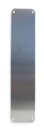  Push Plate 350x75mm Radius Corners Satin SS