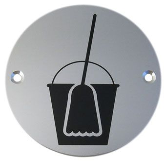 NEWSTAR Cleaners Pictogram 76mm Disc SSS