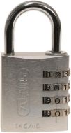 ABUS 145/40 Padlock Combination 4-Wheel 40mm Silver