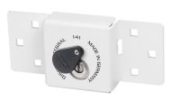 ABUS 26/70-141 Hasp & Diskus Van/Door Lock White