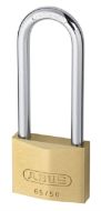 ABUS Brass Padlock 80mm Long Steel Shackle 50mm