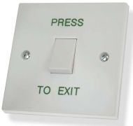  Press To Exit Switch Standard White