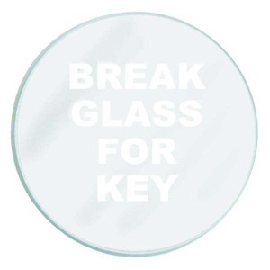  Fire Key Box Spare Glass