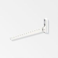 ALFER Clothes Hook 330mm Aluminium White