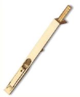 FRANK ALLART 19/5645/B PB Flush Bolt 203x19mm Extended Throw 25-40 PB