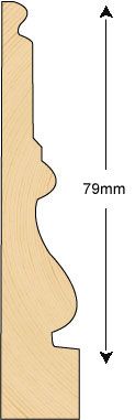  Architrave 96x21mm