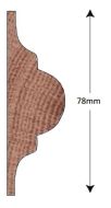  Dado 78x25mm