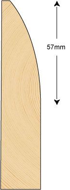  Skirting 57mm