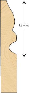  Skirting 51mm