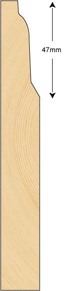  Skirting 145x21mm