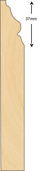  Skirting 145x21mm