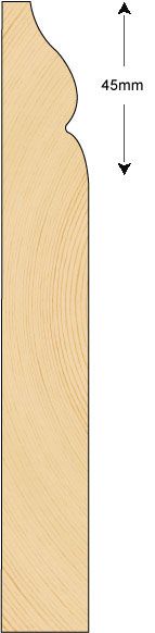  Skirting 145x21mm