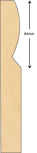  Skirting 145x21mm