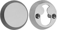  Out Blind Rose & Inner Cyl Ring13mm Satin Chrome