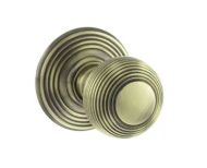 ATLANTIC OE50RMKAB Ripon Reeded Mortice Knob AB