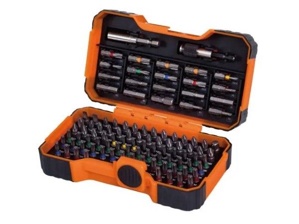 BAHCO Screwdriver Colour-Coded Bit Set 100pc