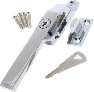BASTA Lockable Casement Fastener Polished Chrome
