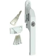  Lockable Casement Fastener White