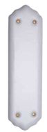  Finger Plate 289mm White Plain