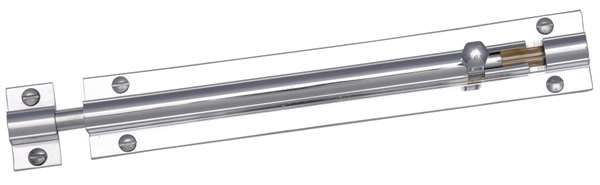  Barrel Bolt Straight 75x25mm Polished Chrome