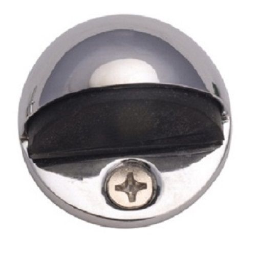  Door Stop Floor Mount Oval 38mm CP