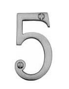  Numeral Face Fix 76mm No.5 Polished Chrome