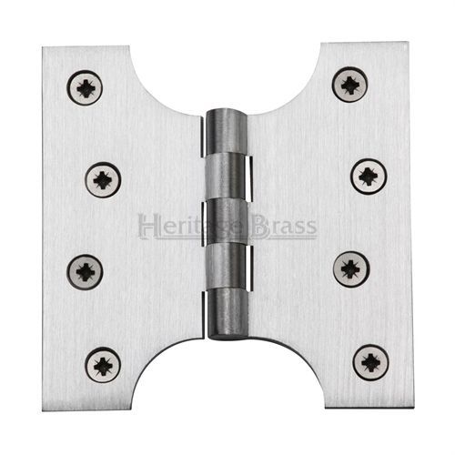 HERITAGE BRASS HG99-385-SC Parliament Hinge 101x101mm SC