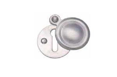  Escutcheon Key Covered 32mm Satin Chrome