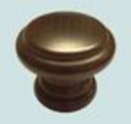  Edwardian Knob 29mm Dia M4 Beech Walnut