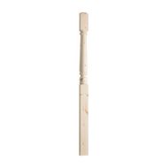  OP180PHALF Softwood Newel Post Turned Half 91x46x1500