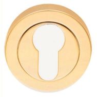 CARLISLE BRASS AA1 Escutcheon Euro (50x10) Con/fix PB