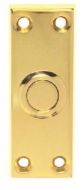  Bell Push Oblong Victorian Polished Brass
