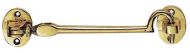  Cabin Hook 100mm Polished Brass