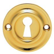 CARLISLE BRASS Escutcheon Victorian Key PVD
