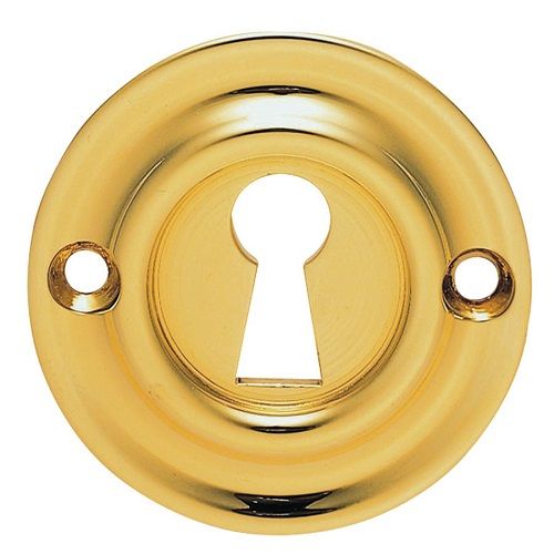 CARLISLE BRASS Escutcheon Victorian Key PVD