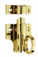  Fanlight Catch 45mm X 45mm Polished Brass