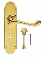 CARLISLE BRASS DL168WCPVD Oakley Lever Furniture Bathroom PVD