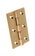 CARLISLE BRASS HDPBW4 Solid Drawn Brass Hinge Dpbw 102x67x2.5 PB