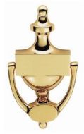  Door Knocker Urn 150mm Victorian Polished Brass
