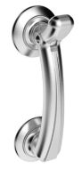 CARLISLE BRASS M43SC Door Knocker On Rose Satin Chrome
