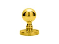 MANITAL Victorian Mortice Knob Ball 61mm Pb