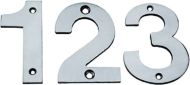  Numeral Face Fix 100mm No.7 Stainless