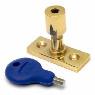  Locking Casement Stay Pin Polished Brass