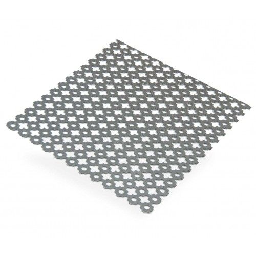  Raw Steel Panel Clover 1mm 500x500mm