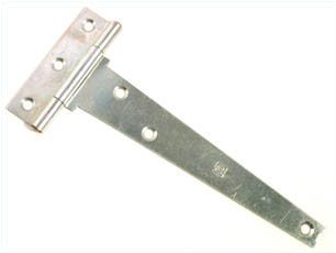  Tee Hinge 150mm Brass Pin Electro Galvaised