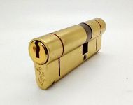 EUROSPEC MPx6 CYX7123550PB/BP Euro Double Cylinder BS 85mm Brass