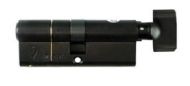 VIER Euro Cylinder & Turn 70mm Black