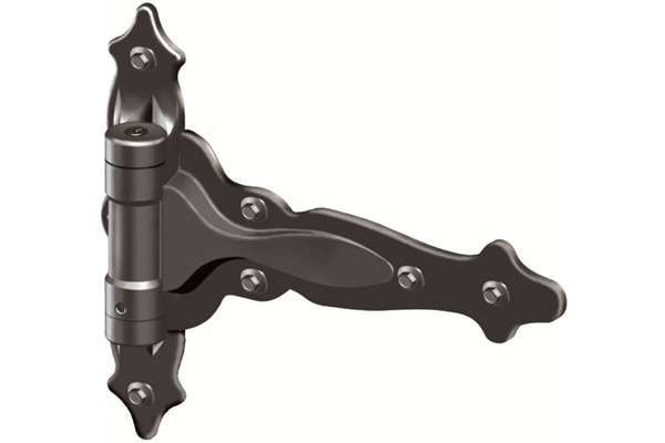 D&D TECHNOLOGIES Truclose Sprung Decorative Hinge 25kg Black