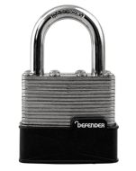 DEFENDER Padlock Open Shackle Laminated 50mm
