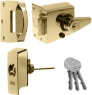 ERA High Security Nightlatch BS 60mm Brass